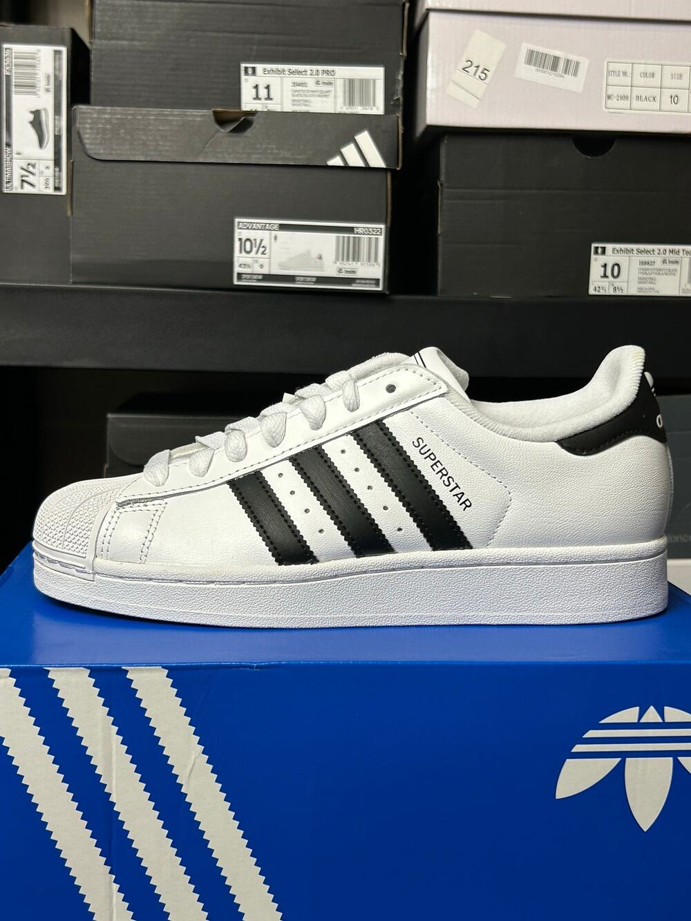 adidas Superstar II J White Black / $80 Retail!! / Size 8 (7Y) / Brand New!!